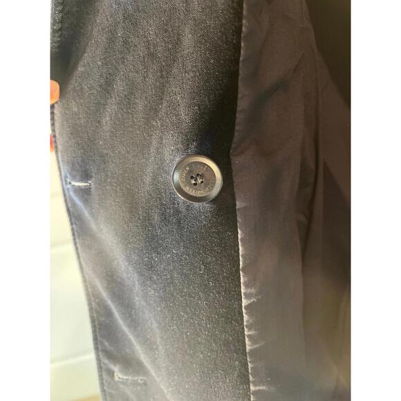 Karen Millen Velvet Midnight Blue Peacoat Womens size 10 - Picture 3 of 9